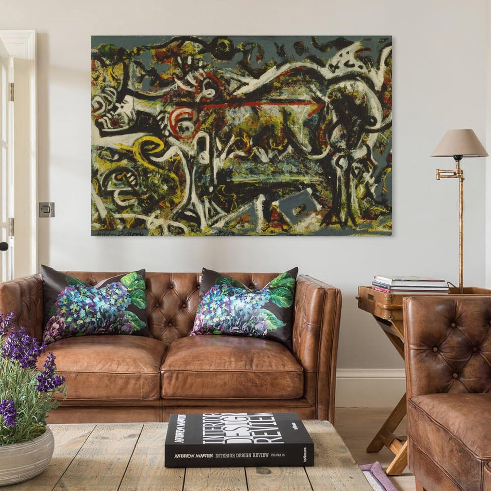 Amazon.com: The She-Wolf, 1943 by Jackson Pollock Abstract